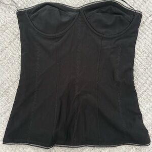 Zara Black Strapless Top